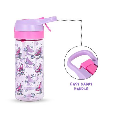 Eazy Kids Tritan Water Bottle with Spray Mermaid Pink, 420ml