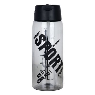 HYDROBREW Water Bottle 800ml with Grab String - Black