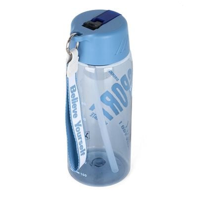 HYDROBREW Water Bottle 800ml with Grab String - Blue