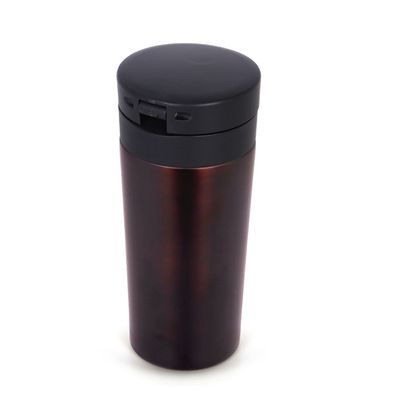 HYDROBREW Insulated Tumbler Water Bottle - Black, 380ml