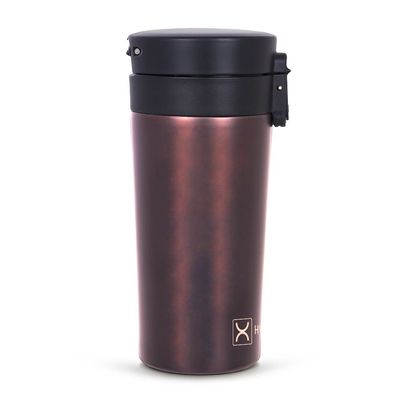 HYDROBREW Insulated Tumbler Water Bottle - Black, 380ml