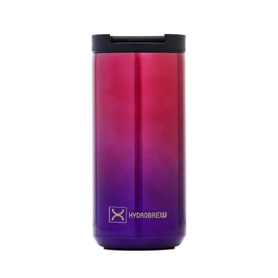 HYDROBREW Insulated Tumbler Water Bottle - Chrome, 400ml