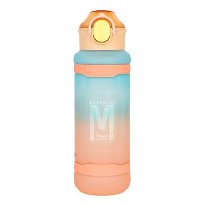 Nova Kids Water Bottle 1000ml with Straw- Orange