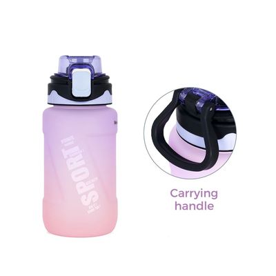 Nova Kids Water Bottle 550ml with Straw - Purple