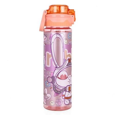 Nova Kids Water Bottle 700ml with Straw- Orange