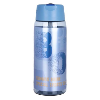 Nova Kids Water Bottle 750ml with Grab String - Blue