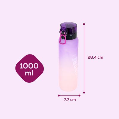 Nova Kids Water Bottle 1000ml - Purple