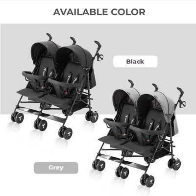 Teknum Twin Stroller Fellow - Grey