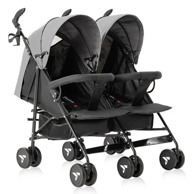 Teknum Twin Stroller Fellow - Grey