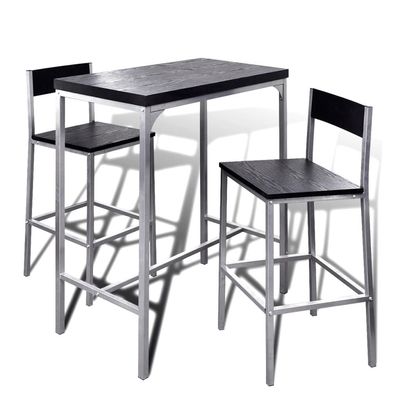 vidaXL Counter Height Breakfast Bar Set