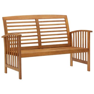 vidaXL 2 Piece Garden Lounge Set Solid Acacia Wood