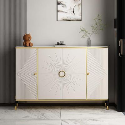 Wooden Shoe Cabinet, Large Capacity Shoe Rack Storage - 160 cm