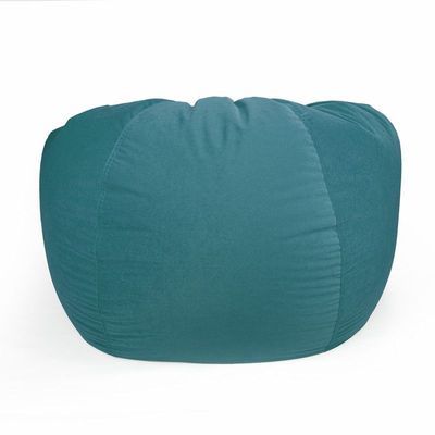 Jumbble Nest Soft Suede Bean Bag with Filling | Cozy Bean Bag Best for Lounging Indoor | Kids & Adult | Soft Velvet Fabric | Filled with Polystyrene Beads (Large, Blue)…