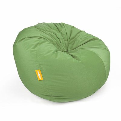 Jumbble Nest Soft Suede Bean Bag with Filling | Cozy Bean Bag Best for Lounging Indoor | Kids & Adult | Soft Velvet Fabric | Filled with Polystyrene Beads (Large, Mint Green)…