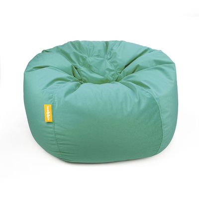 Jumbble Nest Soft Suede Bean Bag with Filling | Cozy Bean Bag Best for Lounging Indoor | Kids & Adult | Soft Velvet Fabric | Filled with Polystyrene Beads (Large, Mint Green)…