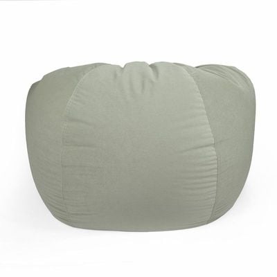 Jumbble Nest Soft Suede Bean Bag with Filling | Cozy Bean Bag Best for Lounging Indoor | Kids & Adult | Soft Velvet Fabric | Filled with Polystyrene Beads (Large, Grey)…