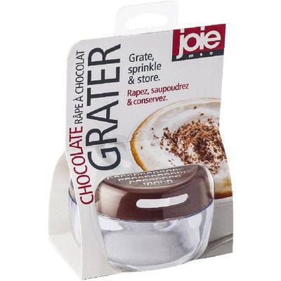 Joie Kitchen Gadget Sprinkle Function Chocolate Grater With, Stainless Steel, Brown/Silver