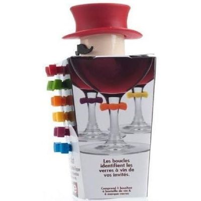 Joie Kitchen Gadget Wine Charms & Bottle Topper