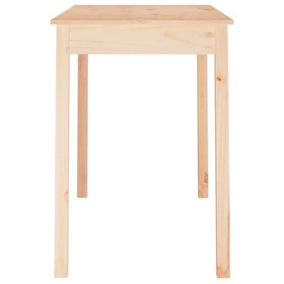 vidaXL Dining Table 110x55x75 cm Solid Wood Pine