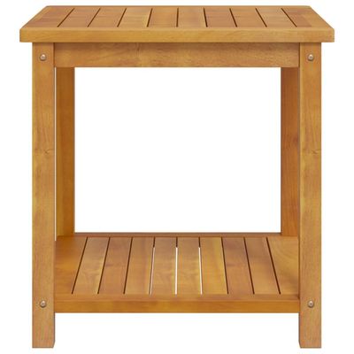 vidaXL Side Table Solid Acacia Wood 45x45x45 cm