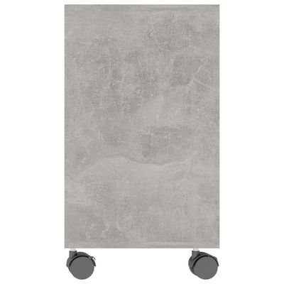 vidaXL Side Table Concrete Grey 70x35x55 cm Engineered Wood