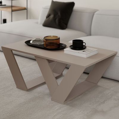 Mourah Pipra Coffee Table - Light Mocha - 2 Years Warranty