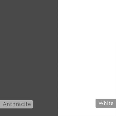 Mourah Labirent Working Table With Storage - White/Anthracite  - 2 Years Warranty