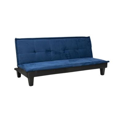 3 Seater Sofa Couch for Living Room,Futon Fold Sofa Bed,Convertible Sleeper Sofa, Convertible Modern Futon for Living Room BLUE