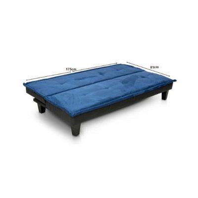 3 Seater Sofa Couch for Living Room,Futon Fold Sofa Bed,Convertible Sleeper Sofa, Convertible Modern Futon for Living Room BLUE
