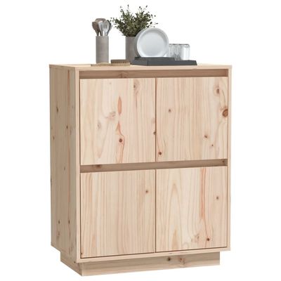 vidaXL Sideboard 60x34x75 cm Solid Wood Pine