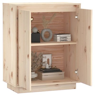 vidaXL Sideboard 60x34x75 cm Solid Wood Pine