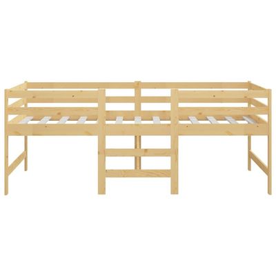 vidaXL Bed Frame 90x200 cm Solid Wood Pine