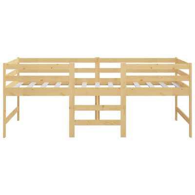 vidaXL Bed Frame 90x200 cm Solid Wood Pine