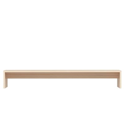 vidaXL Monitor Stand 100x27x15 cm Solid Wood Pine