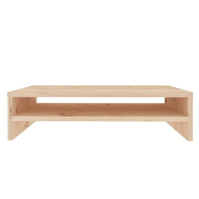 vidaXL Monitor Stand 50x24x13 cm Solid Wood Pine