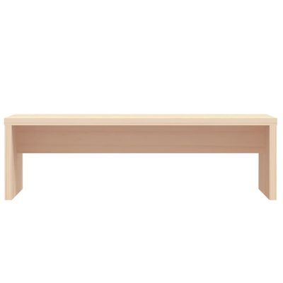 vidaXL Monitor Stand 50x27x15 cm Solid Wood Pine