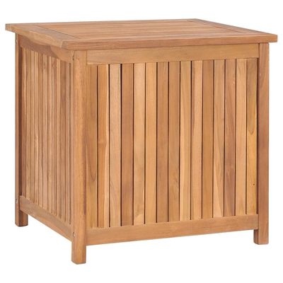 vidaXL Garden Storage Box 60x50x58 cm Solid Teak Wood