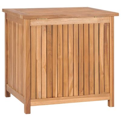 vidaXL Garden Storage Box 60x50x58 cm Solid Teak Wood