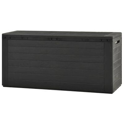 vidaXL Garden Storage Box Anthracite 116x44x55 cm