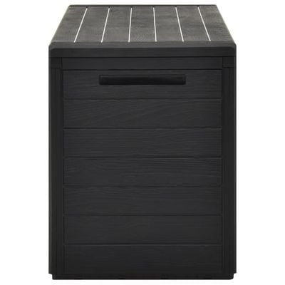 vidaXL Garden Storage Box Anthracite 116x44x55 cm