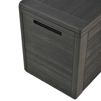 vidaXL Garden Storage Box Anthracite 116x44x55 cm