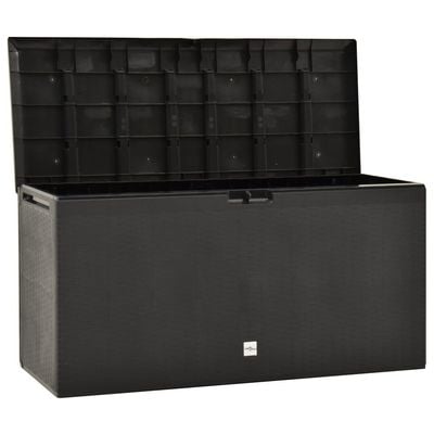 vidaXL Garden Storage Box Anthracite 114x47x60 cm