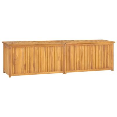 vidaXL Garden Box 200x50x55 cm Solid Wood Teak