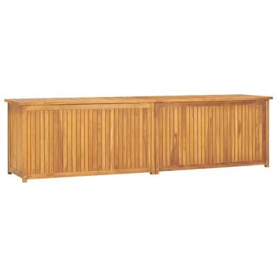 vidaXL Garden Box 200x50x55 cm Solid Wood Teak