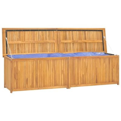 vidaXL Garden Box 200x50x55 cm Solid Wood Teak