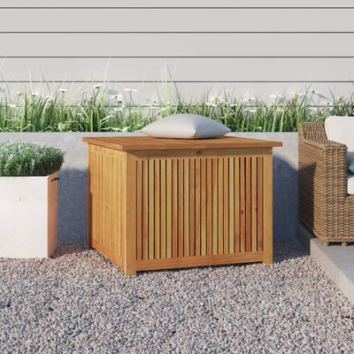 vidaXL Garden Storage Box 75x75x58 cm Solid Wood Acacia