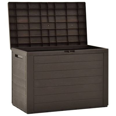 vidaXL Garden Storage Box Brown 78x44x55 cm