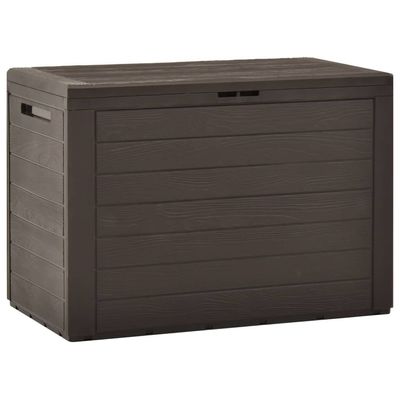 vidaXL Garden Storage Box Brown 78x44x55 cm