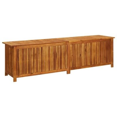 vidaXL Garden Storage Box 200x50x58 cm Solid Acacia Wood