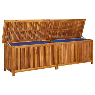 vidaXL Garden Storage Box 200x50x58 cm Solid Acacia Wood